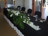 Head Table arrangement
